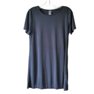 Altar Houseline Gray Blue Tunic Dress Sammy Shirt Minimalist Normcore Casual XS